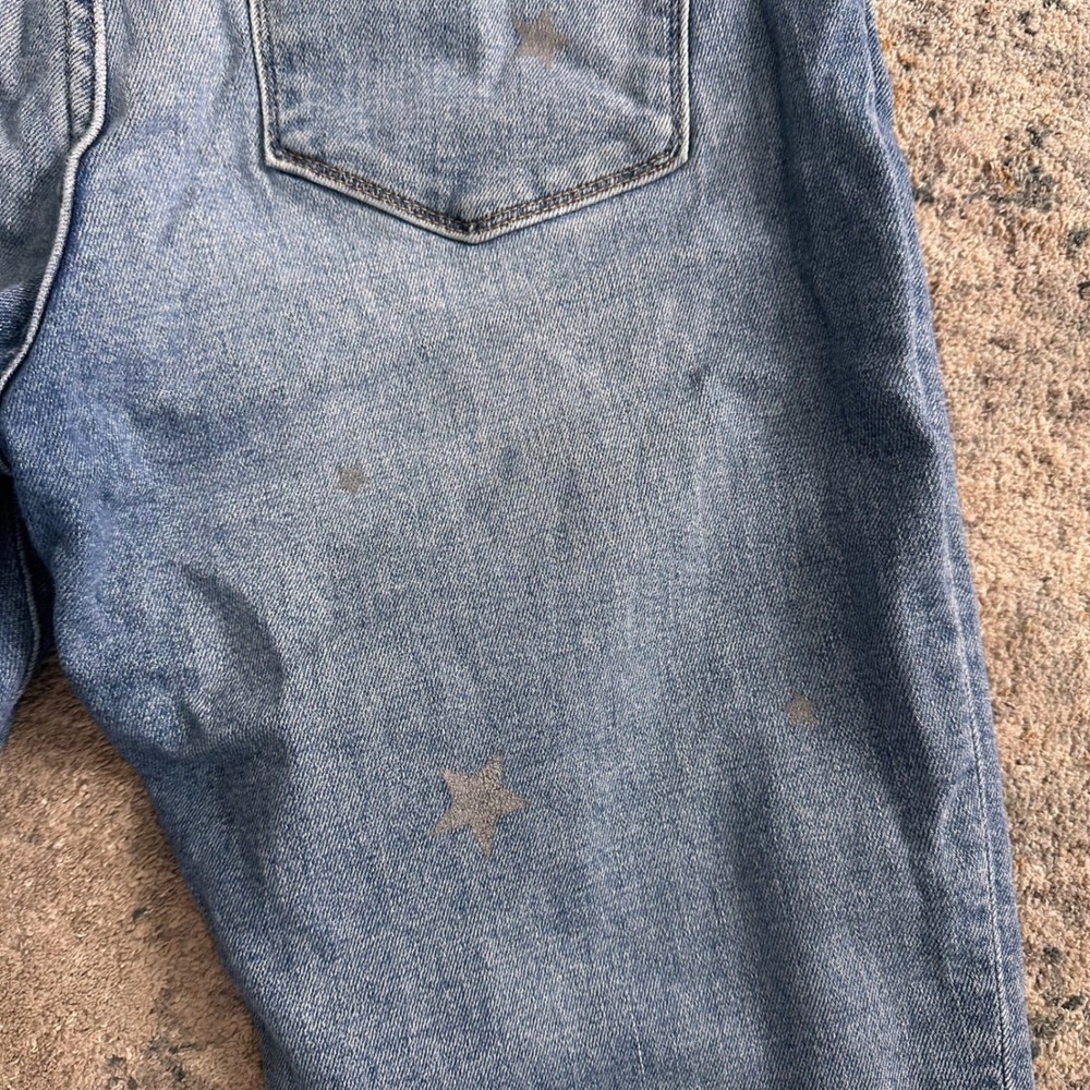 Abercrombie & Fitch Simone High Rise Ankle Star Print Skinny Jeans 28L - Picture 6 of 10